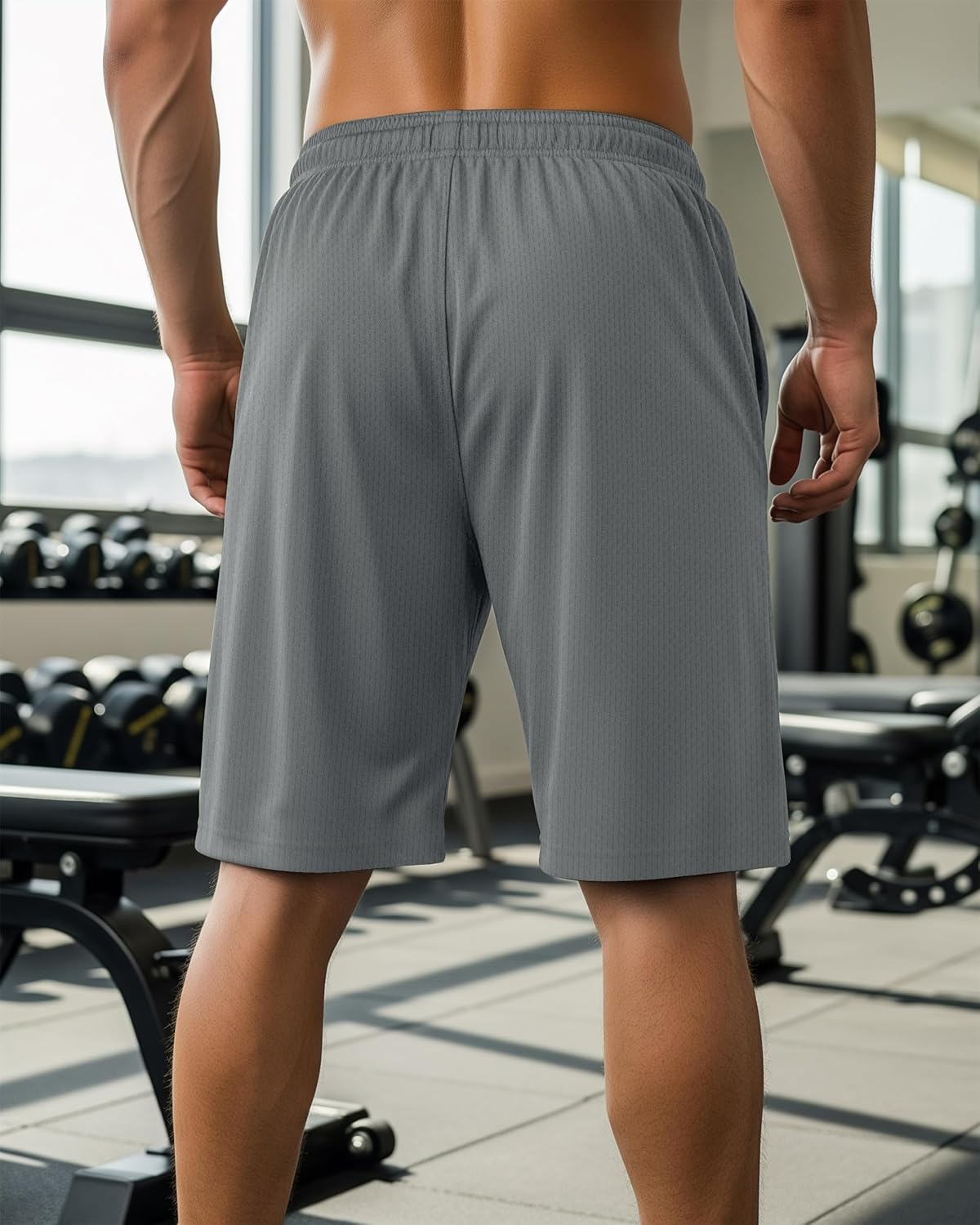 Multi Pack Men's Athletic Shorts Quick Dry Lightweight Workout Running Gym Shorts with Pockets