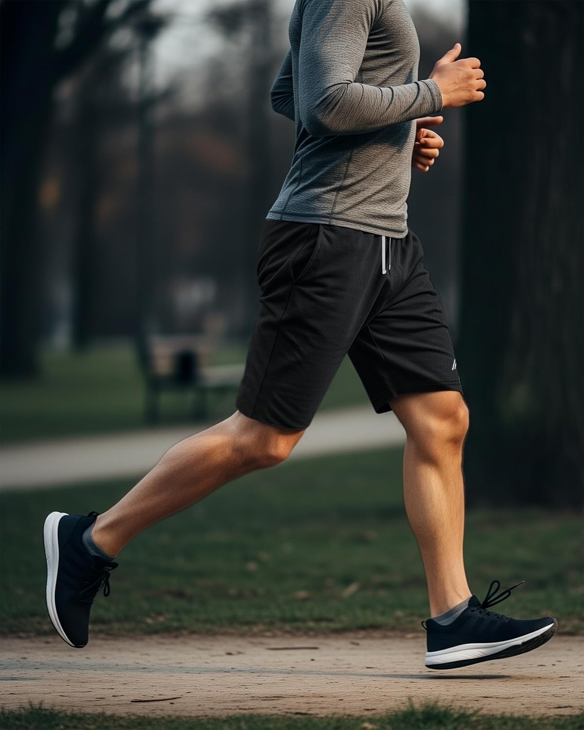 Multi Pack Men's Athletic Shorts Quick Dry Lightweight Workout Running Gym Shorts with Pockets