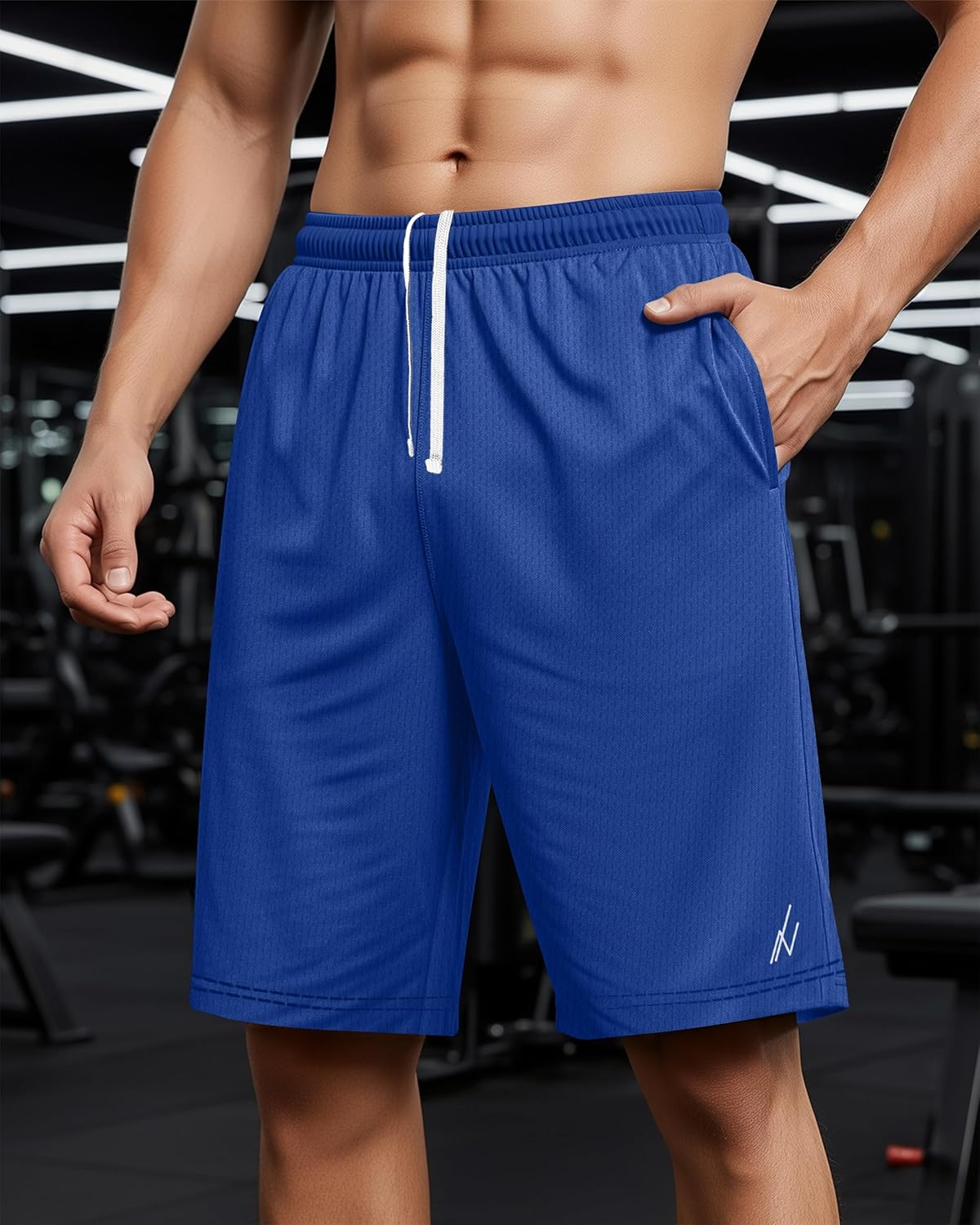 Multi Pack Men's Athletic Shorts Quick Dry Lightweight Workout Running Gym Shorts with Pockets