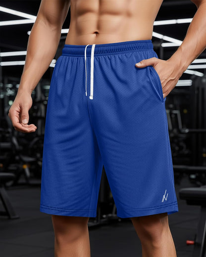 Multi Pack Men's Athletic Shorts Quick Dry Lightweight Workout Running Gym Shorts with Pockets