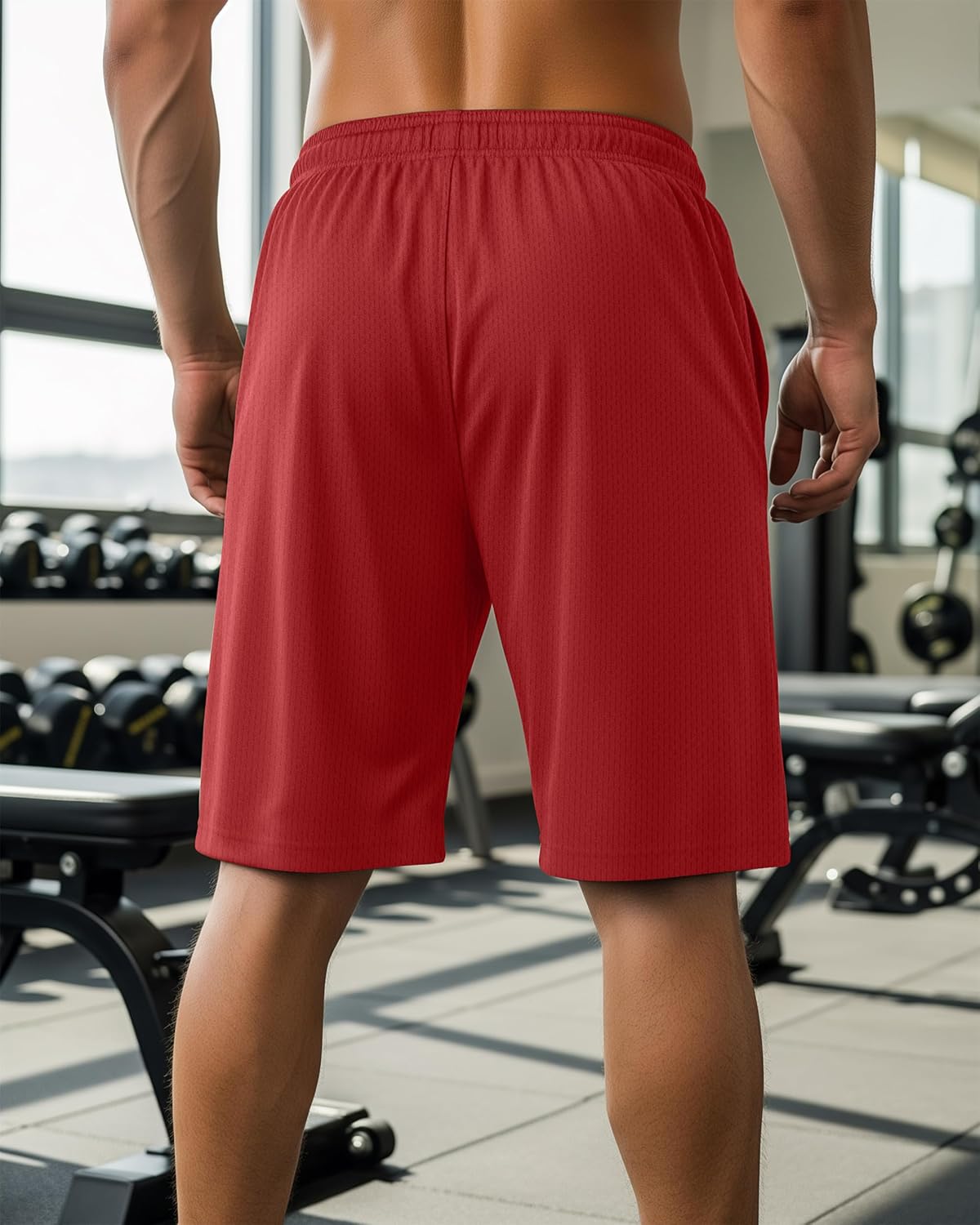 Multi Pack Men's Athletic Shorts Quick Dry Lightweight Workout Running Gym Shorts with Pockets