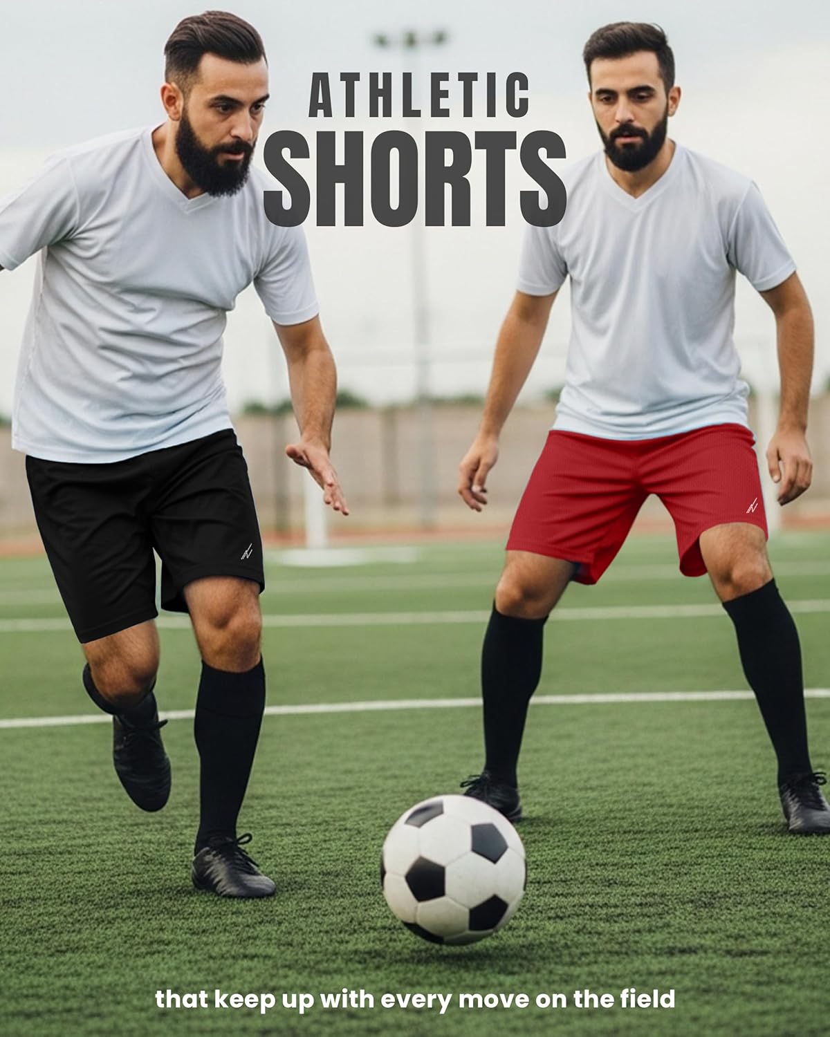 Multi Pack Men's Athletic Shorts Quick Dry Lightweight Workout Running Gym Shorts with Pockets