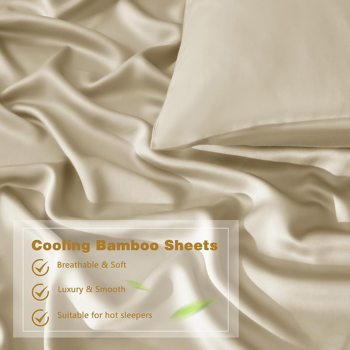 White King 100% Rayon Derived from Bamboo Pillowcases