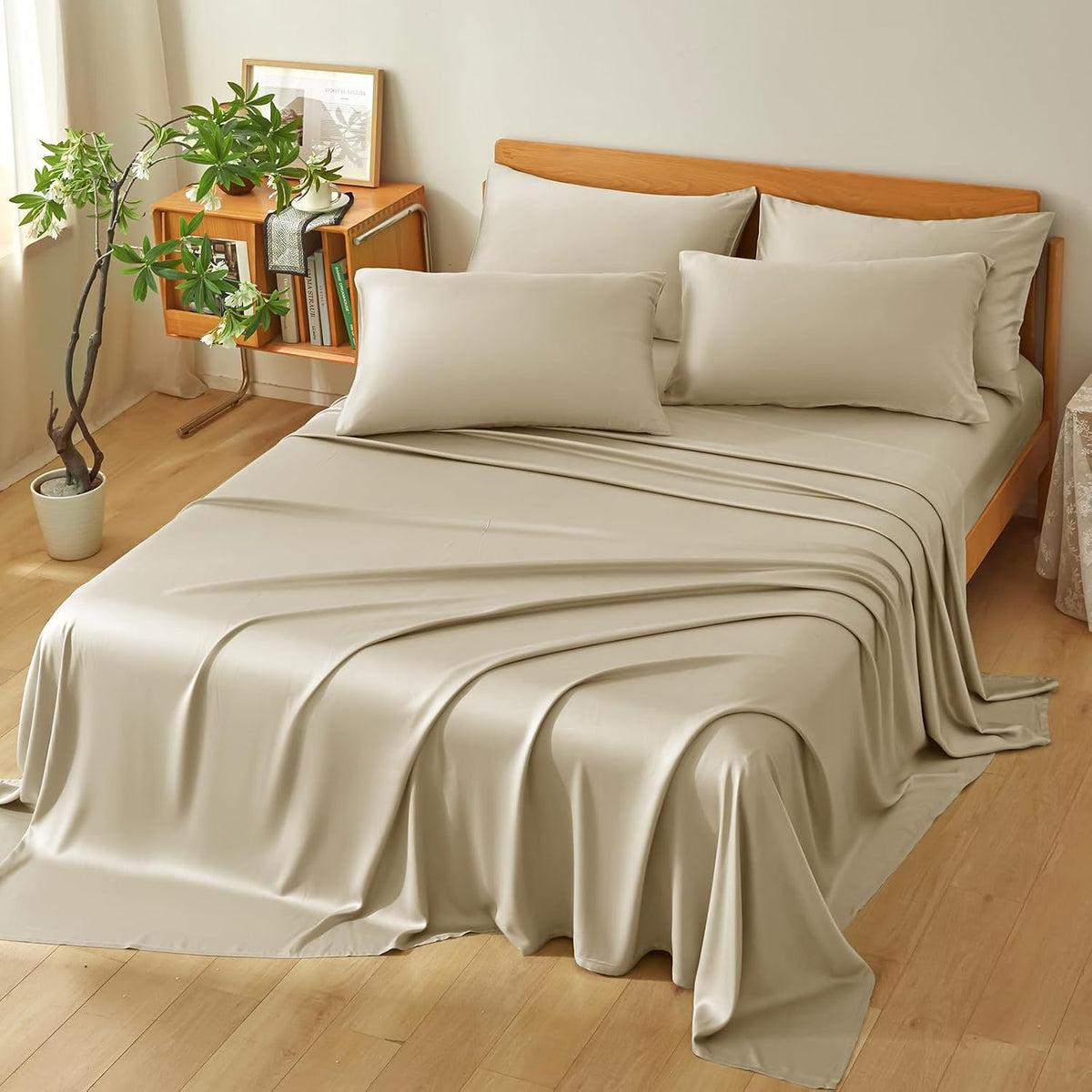 White King 100% Rayon Derived from Bamboo Pillowcases