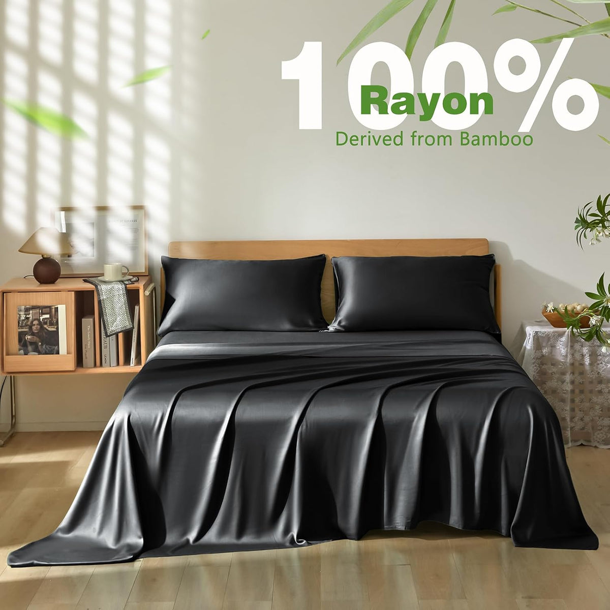 White King 100% Rayon Derived from Bamboo Pillowcases