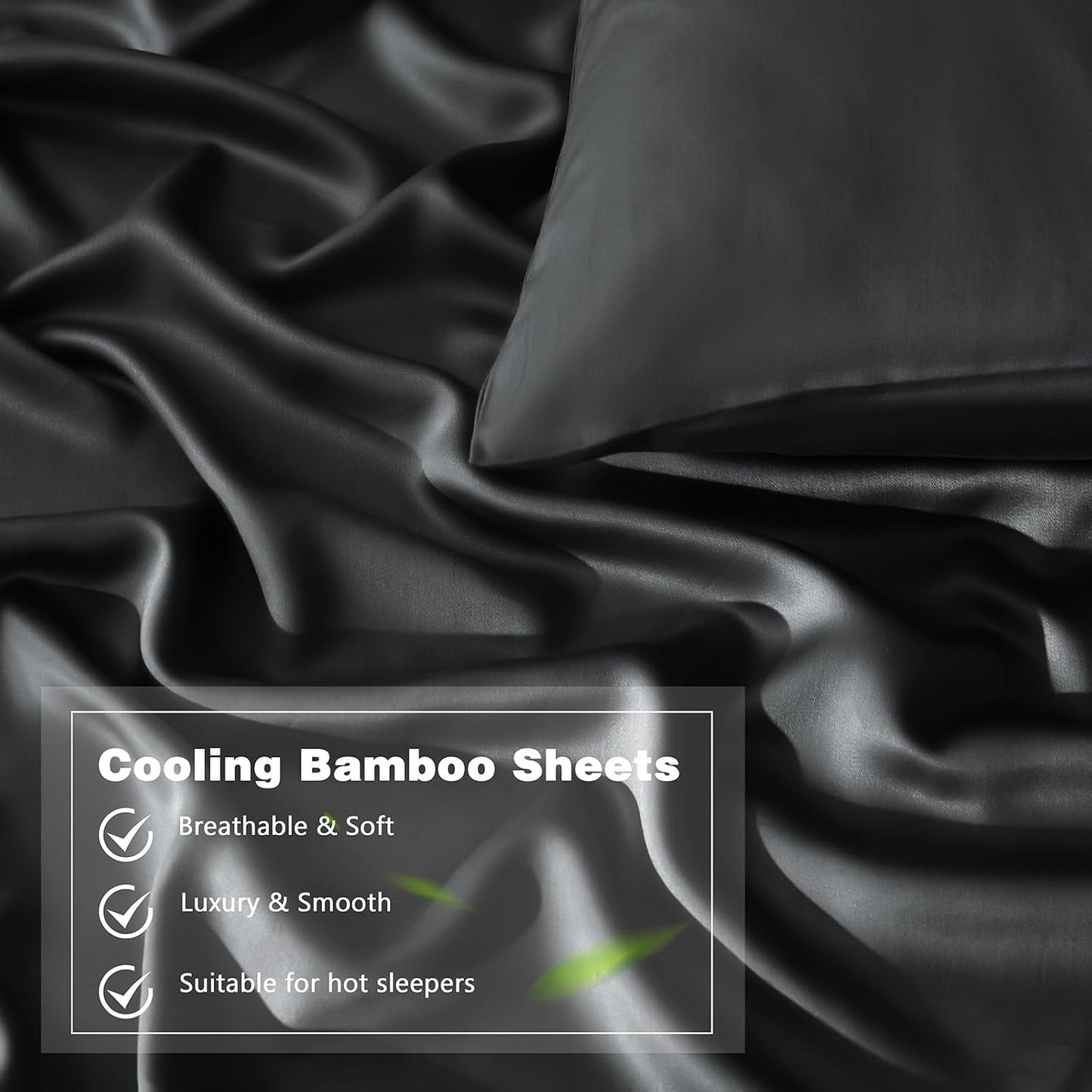 White King 100% Rayon Derived from Bamboo Pillowcases