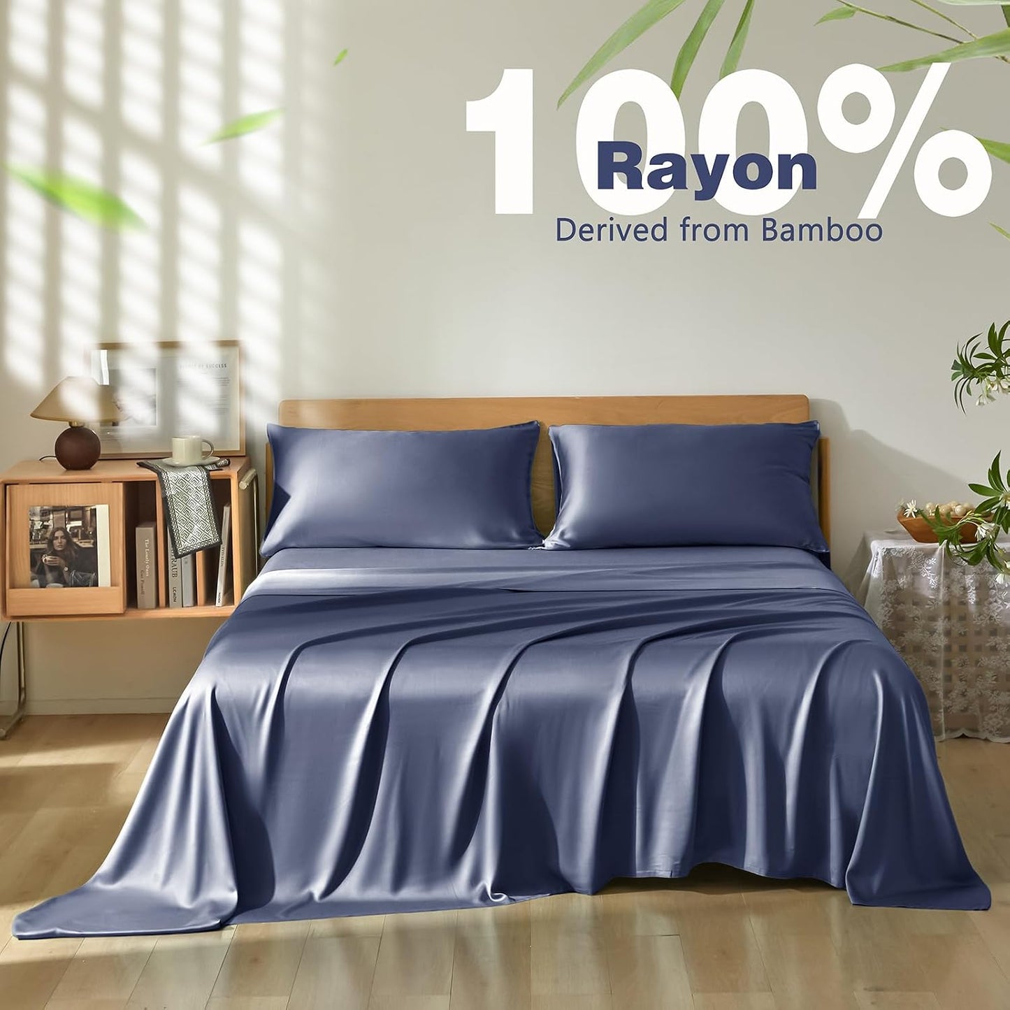 White King 100% Rayon Derived from Bamboo Pillowcases