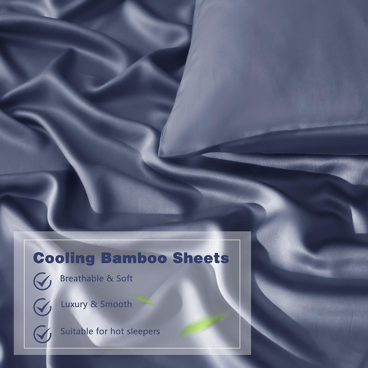 White King 100% Rayon Derived from Bamboo Pillowcases
