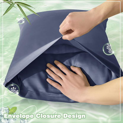 White King 100% Rayon Derived from Bamboo Pillowcases