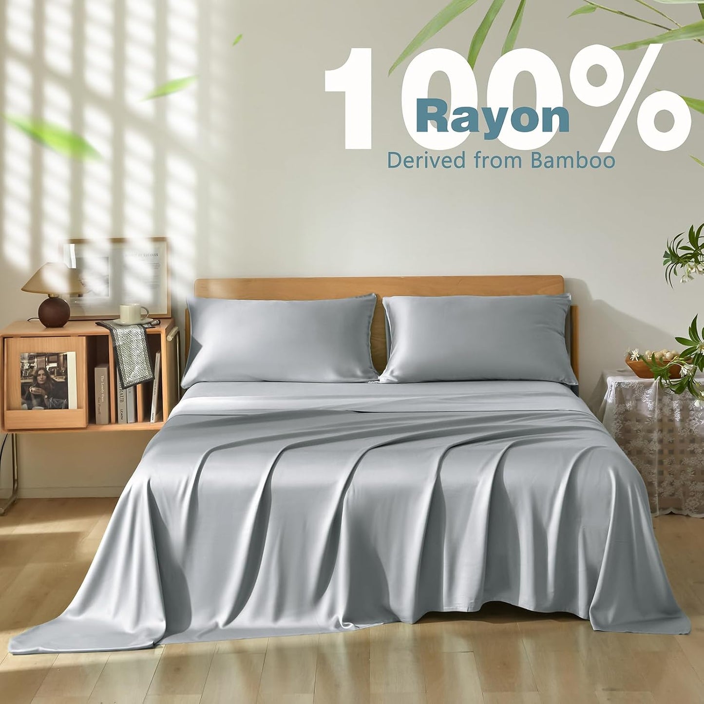 White King 100% Rayon Derived from Bamboo Pillowcases