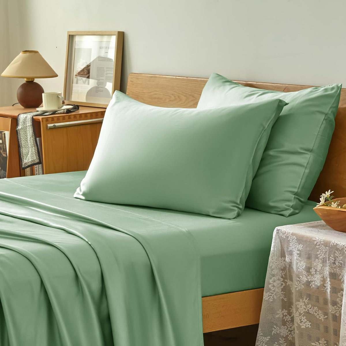 White King 100% Rayon Derived from Bamboo Pillowcases