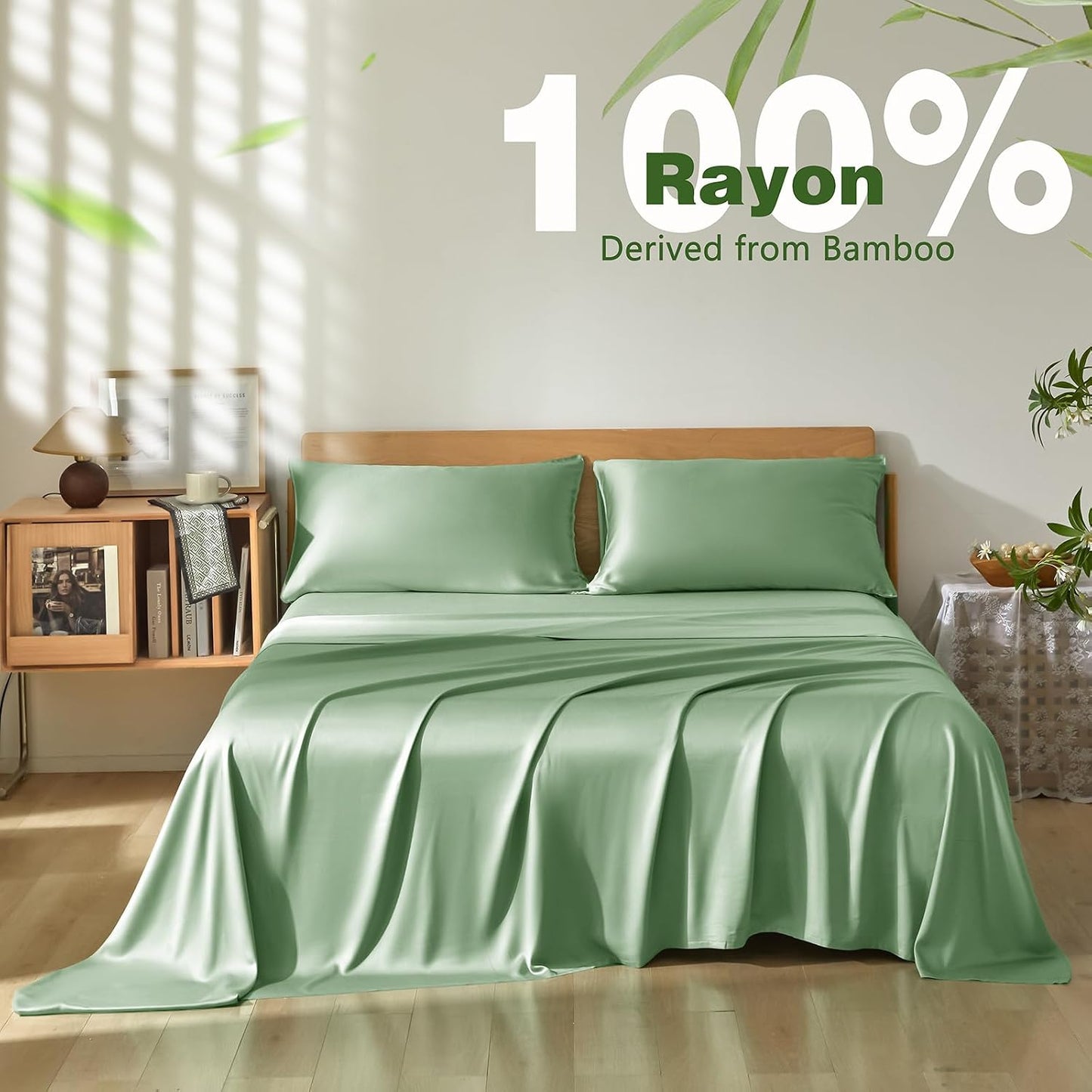 White King 100% Rayon Derived from Bamboo Pillowcases