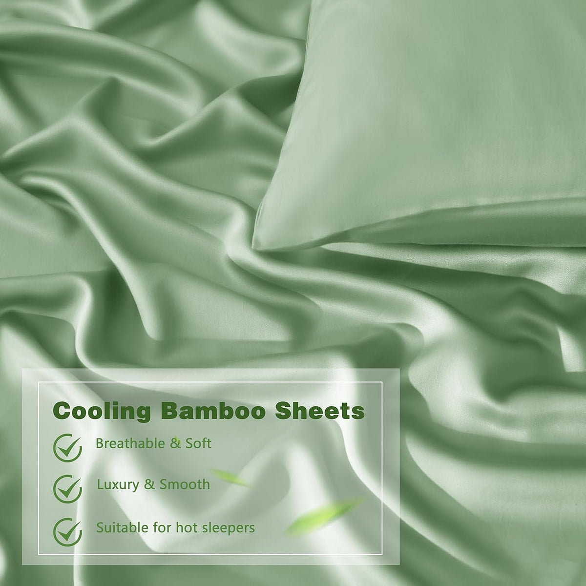 White King 100% Rayon Derived from Bamboo Pillowcases