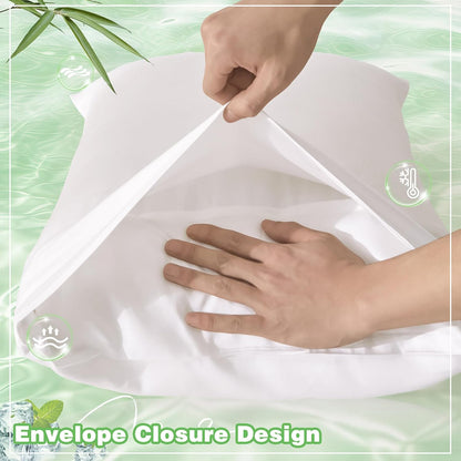 White King 100% Rayon Derived from Bamboo Pillowcases