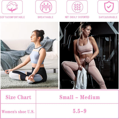 Grip Pilates Socks Non Slip Athletic Yoga Socks with Grips for Women Grippy socks for Hospital Workout Barre