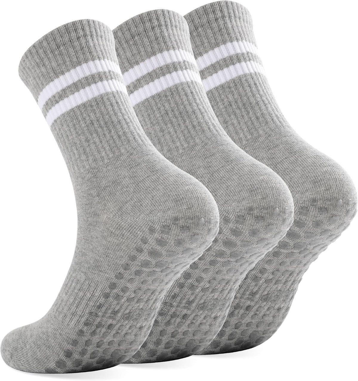 Grip Pilates Socks Non Slip Athletic Yoga Socks with Grips for Women Grippy socks for Hospital Workout Barre