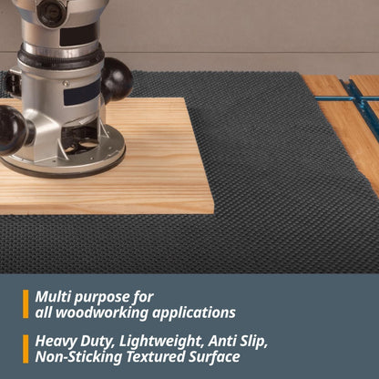 Heavy Duty Non Slip Mat, Anti Slip Mat, 24" x 48" Non Slip Pad Tool Mats for Woodworking Router, Workshop, Sanding, Cabinet, Workbench, Toolbox Drawer & Shelf Liner (71014)