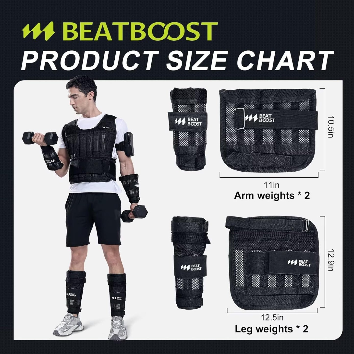 Ankle Wrist Weights 4lb/10lb/15lb/20lb/25lb/30lb Adjustable Leg Arm Weights for Men Walking Pilates Exercise Workout Gym Aerobics