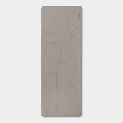 Yoga Mat, 4mm Cushioned Exercise Mat for Yoga, Pilates, Home Workouts - Anti Slip Polyurethane Suede Yoga Mat with Carrying Strap