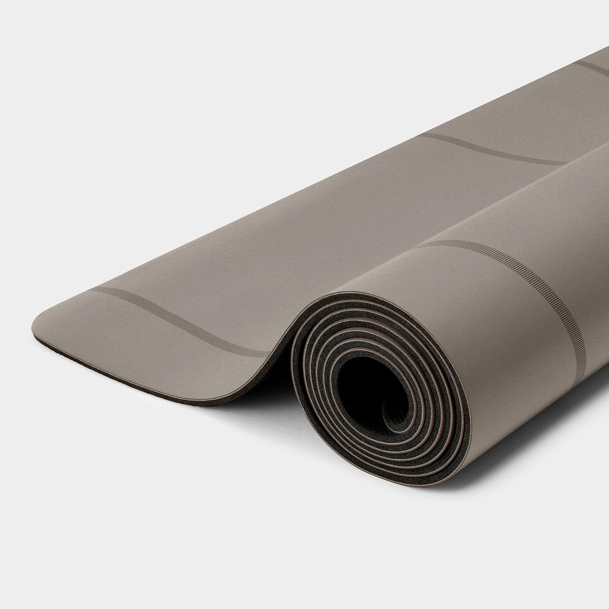 Yoga Mat, 4mm Cushioned Exercise Mat for Yoga, Pilates, Home Workouts - Anti Slip Polyurethane Suede Yoga Mat with Carrying Strap