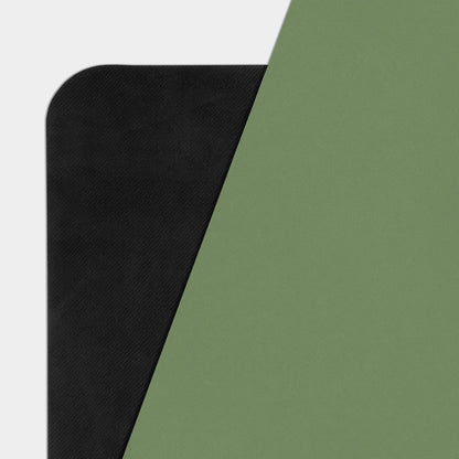 Yoga Mat, 4mm Cushioned Exercise Mat for Yoga, Pilates, Home Workouts - Anti Slip Polyurethane Suede Yoga Mat with Carrying Strap
