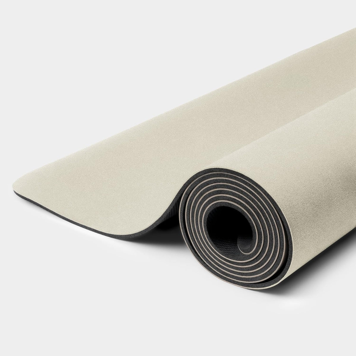 Yoga Mat, 4mm Cushioned Exercise Mat for Yoga, Pilates, Home Workouts - Anti Slip Polyurethane Suede Yoga Mat with Carrying Strap