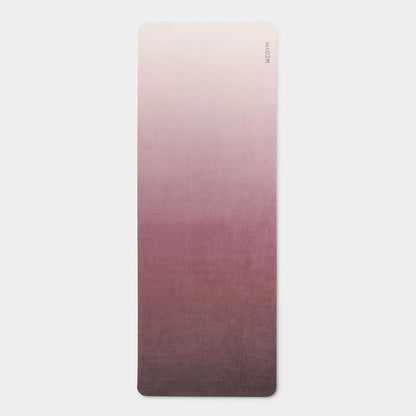 Yoga Mat, 4mm Cushioned Exercise Mat for Yoga, Pilates, Home Workouts - Anti Slip Polyurethane Suede Yoga Mat with Carrying Strap