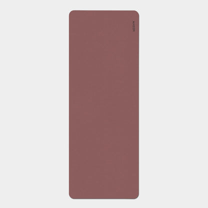 Yoga Mat, 4mm Cushioned Exercise Mat for Yoga, Pilates, Home Workouts - Anti Slip Polyurethane Suede Yoga Mat with Carrying Strap