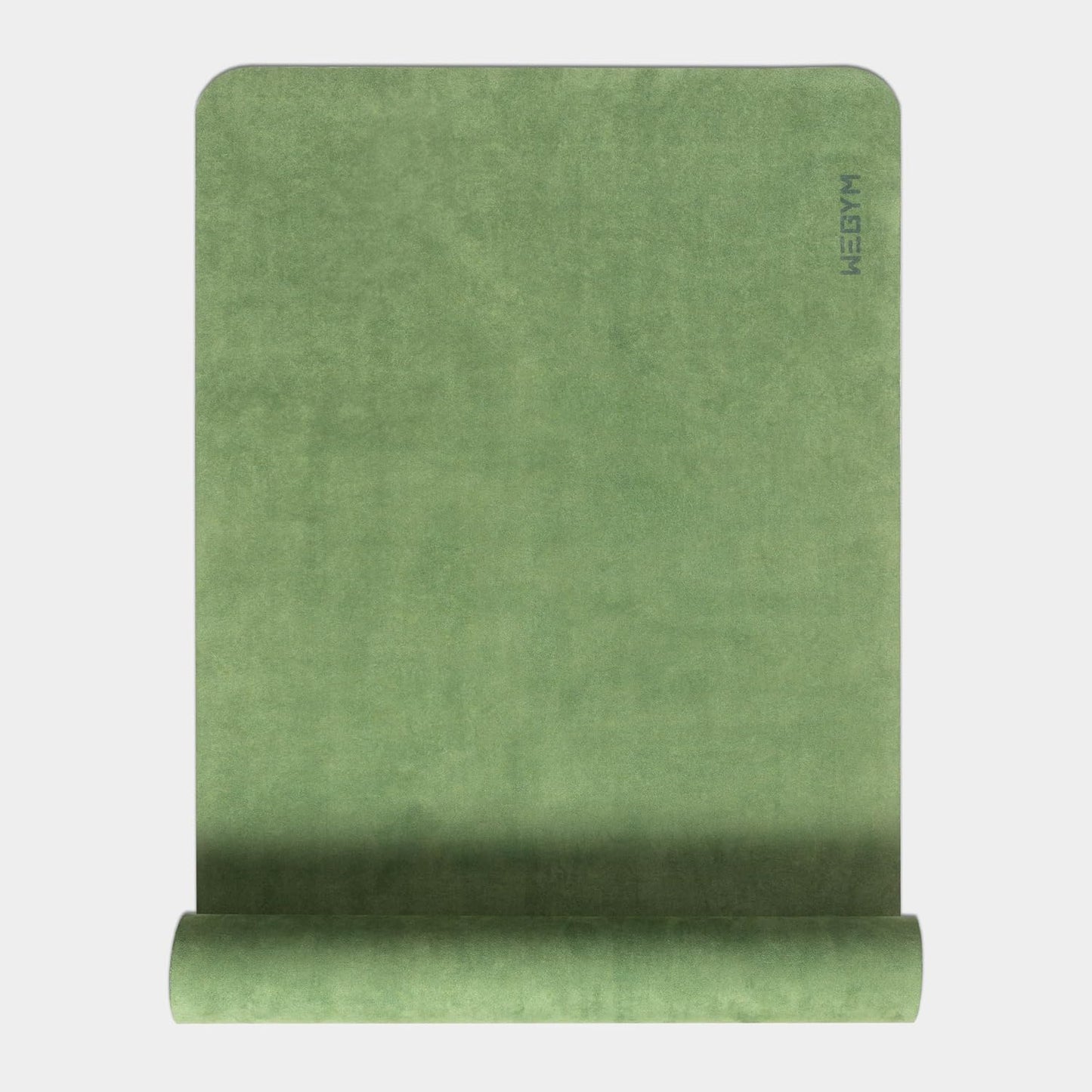 Yoga Mat, 4mm Cushioned Exercise Mat for Yoga, Pilates, Home Workouts - Anti Slip Polyurethane Suede Yoga Mat with Carrying Strap