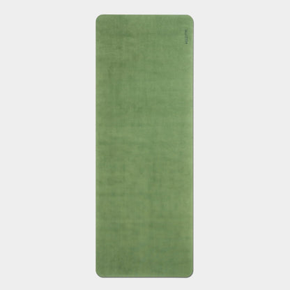 Yoga Mat, 4mm Cushioned Exercise Mat for Yoga, Pilates, Home Workouts - Anti Slip Polyurethane Suede Yoga Mat with Carrying Strap