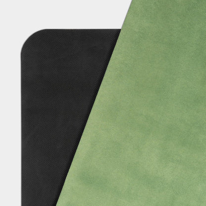 Yoga Mat, 4mm Cushioned Exercise Mat for Yoga, Pilates, Home Workouts - Anti Slip Polyurethane Suede Yoga Mat with Carrying Strap