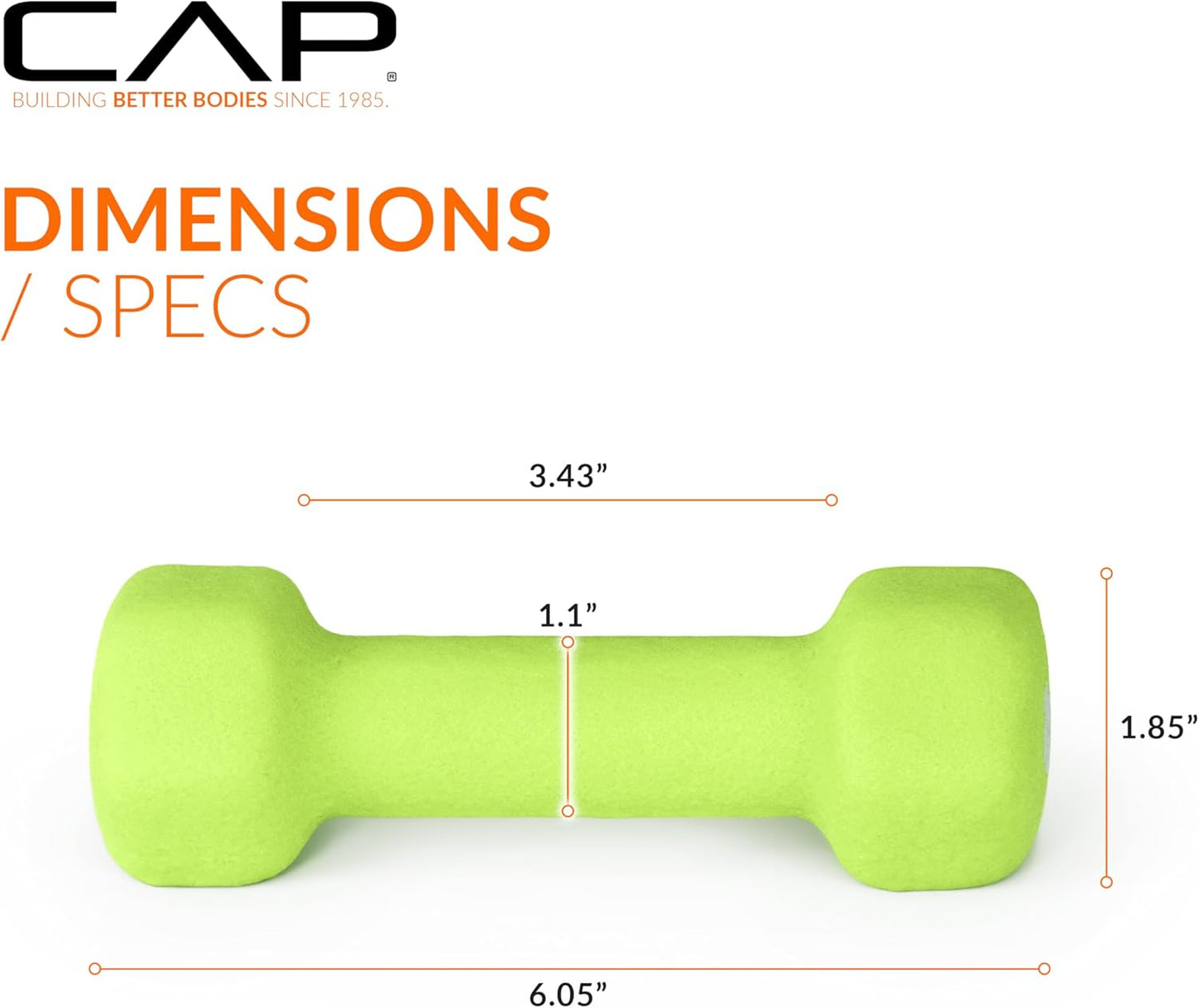 Barbell Neoprene Dumbbell Weights Pairs & Sets | Color Series