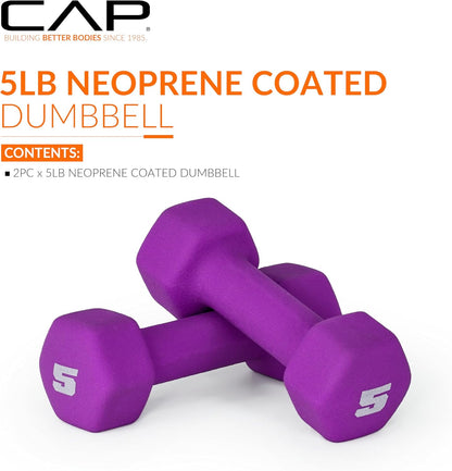 Barbell Neoprene Dumbbell Weights Pairs & Sets | Color Series