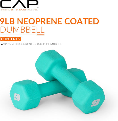 Barbell Neoprene Dumbbell Weights Pairs & Sets | Color Series