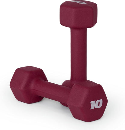 Barbell Neoprene Dumbbell Weights Pairs & Sets | Color Series