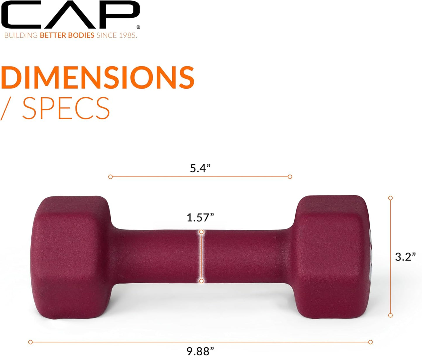Barbell Neoprene Dumbbell Weights Pairs & Sets | Color Series
