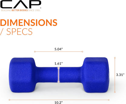 Barbell Neoprene Dumbbell Weights Pairs & Sets | Color Series