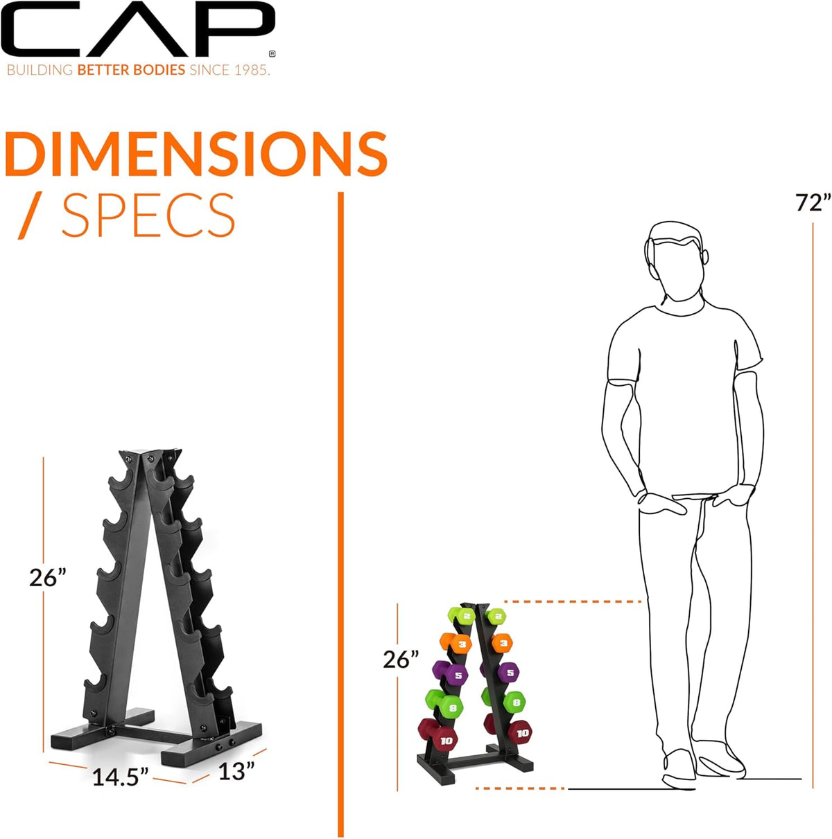 Barbell Neoprene Dumbbell Weights Pairs & Sets | Color Series