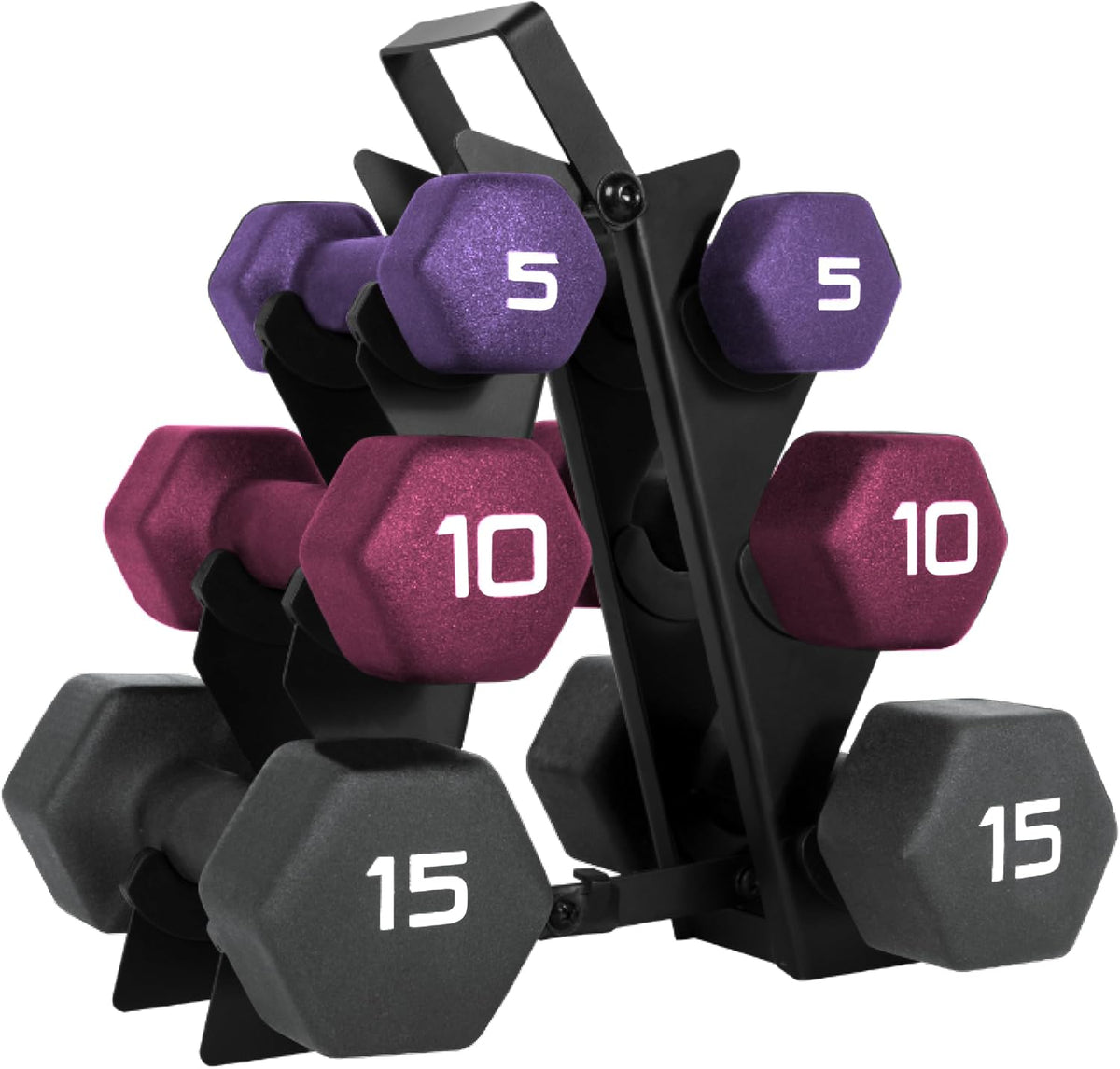 Barbell Neoprene Dumbbell Weights Pairs & Sets | Color Series