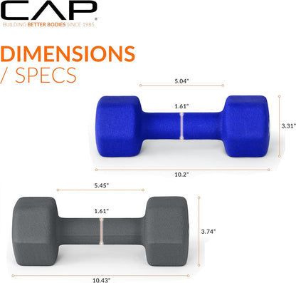 Barbell Neoprene Dumbbell Weights Pairs & Sets | Color Series