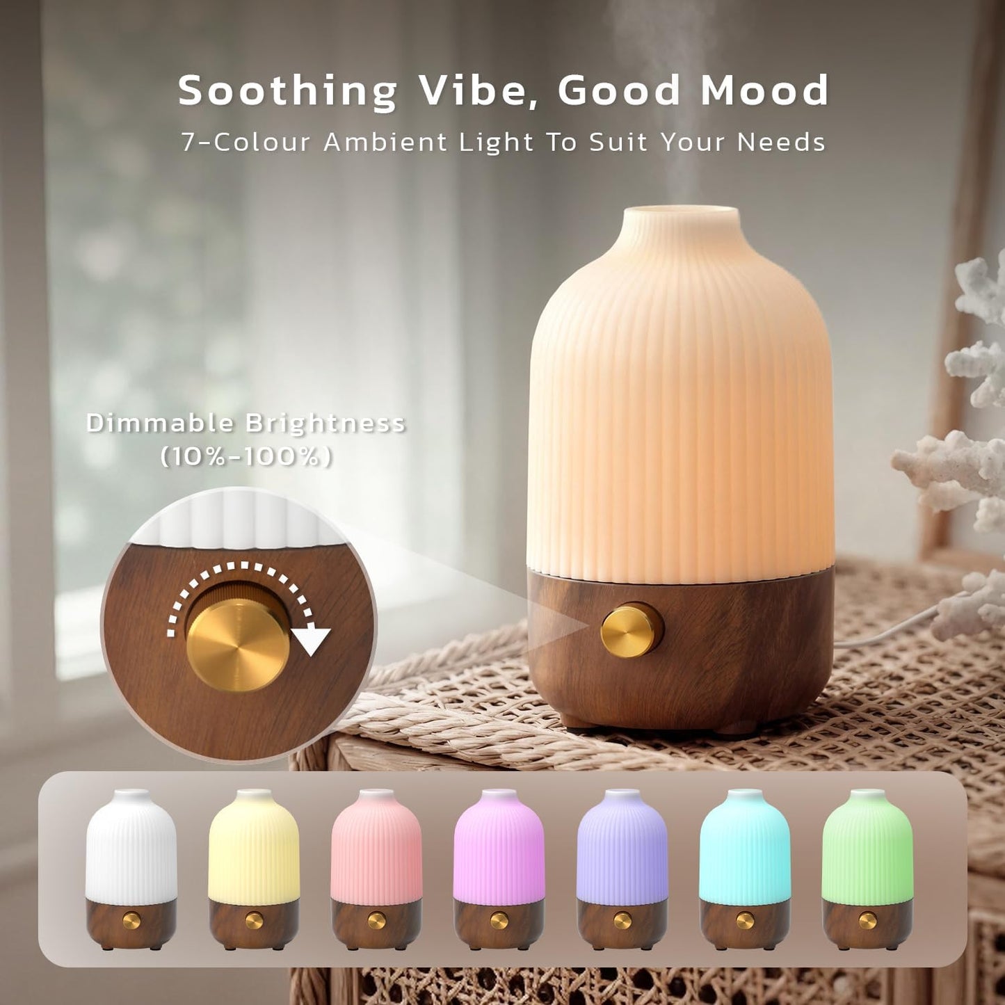 Essential Oil Diffuser for Home, 100ml Aromatherapy Diffuser