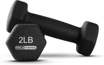 1, 2 and 3 lb Neoprene Dumbbell Strength Training Weight Set with Rack