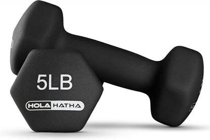 1, 2 and 3 lb Neoprene Dumbbell Strength Training Weight Set with Rack