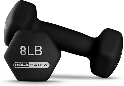 1, 2 and 3 lb Neoprene Dumbbell Strength Training Weight Set with Rack