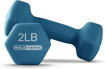 1, 2 and 3 lb Neoprene Dumbbell Strength Training Weight Set with Rack