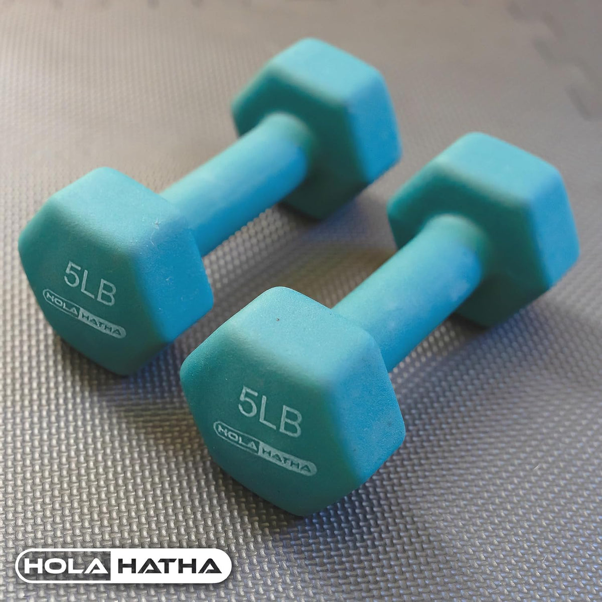 1, 2 and 3 lb Neoprene Dumbbell Strength Training Weight Set with Rack