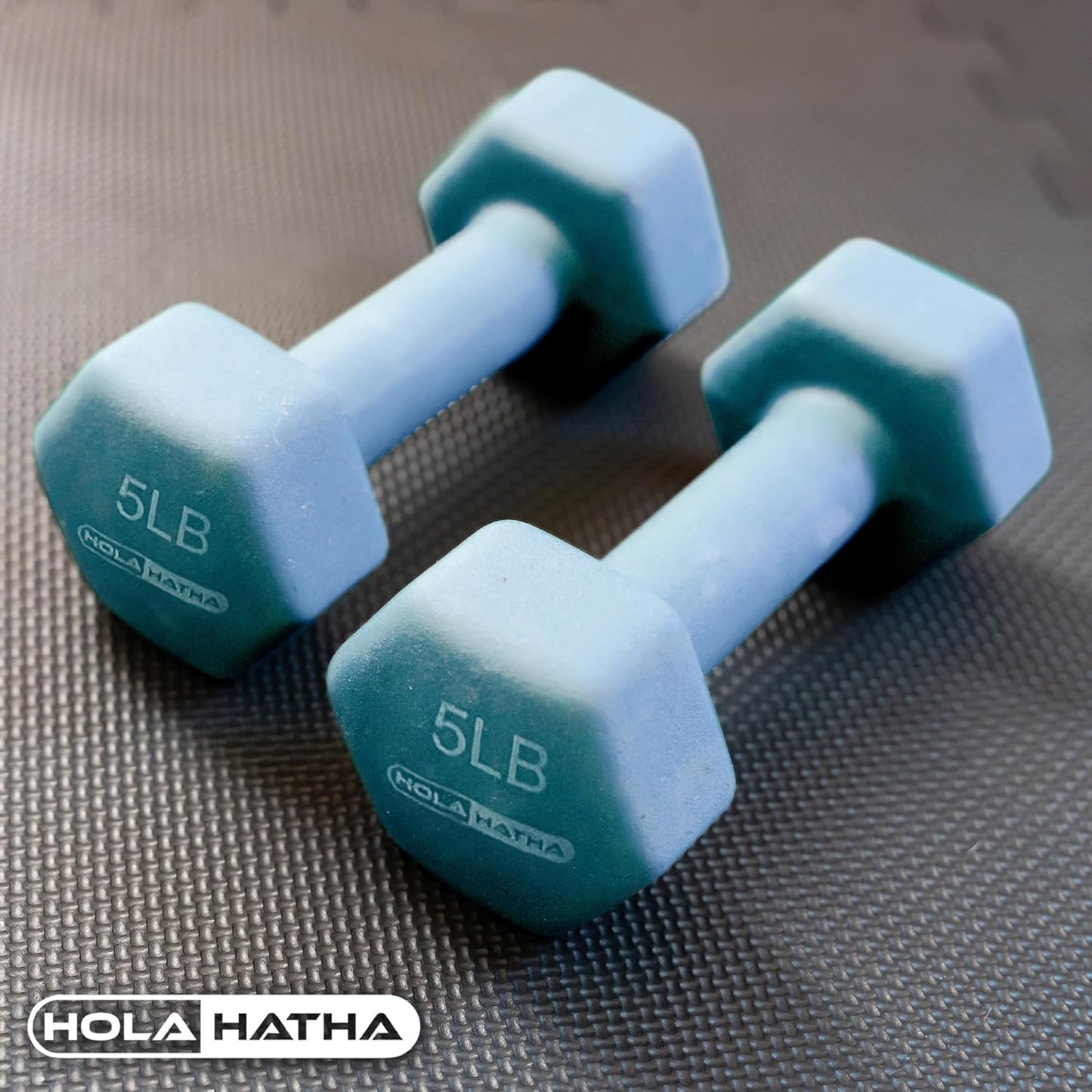 1, 2 and 3 lb Neoprene Dumbbell Strength Training Weight Set with Rack