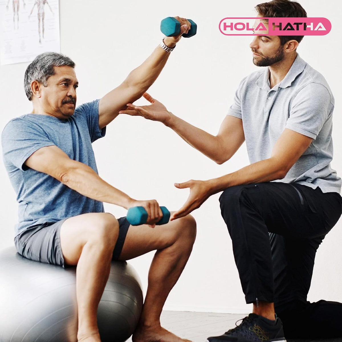 1, 2 and 3 lb Neoprene Dumbbell Strength Training Weight Set with Rack