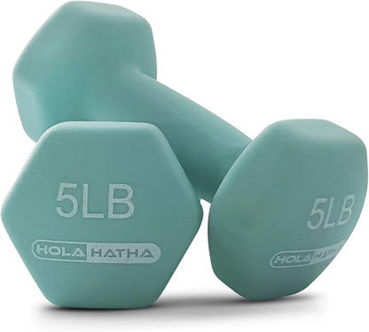 1, 2 and 3 lb Neoprene Dumbbell Strength Training Weight Set with Rack