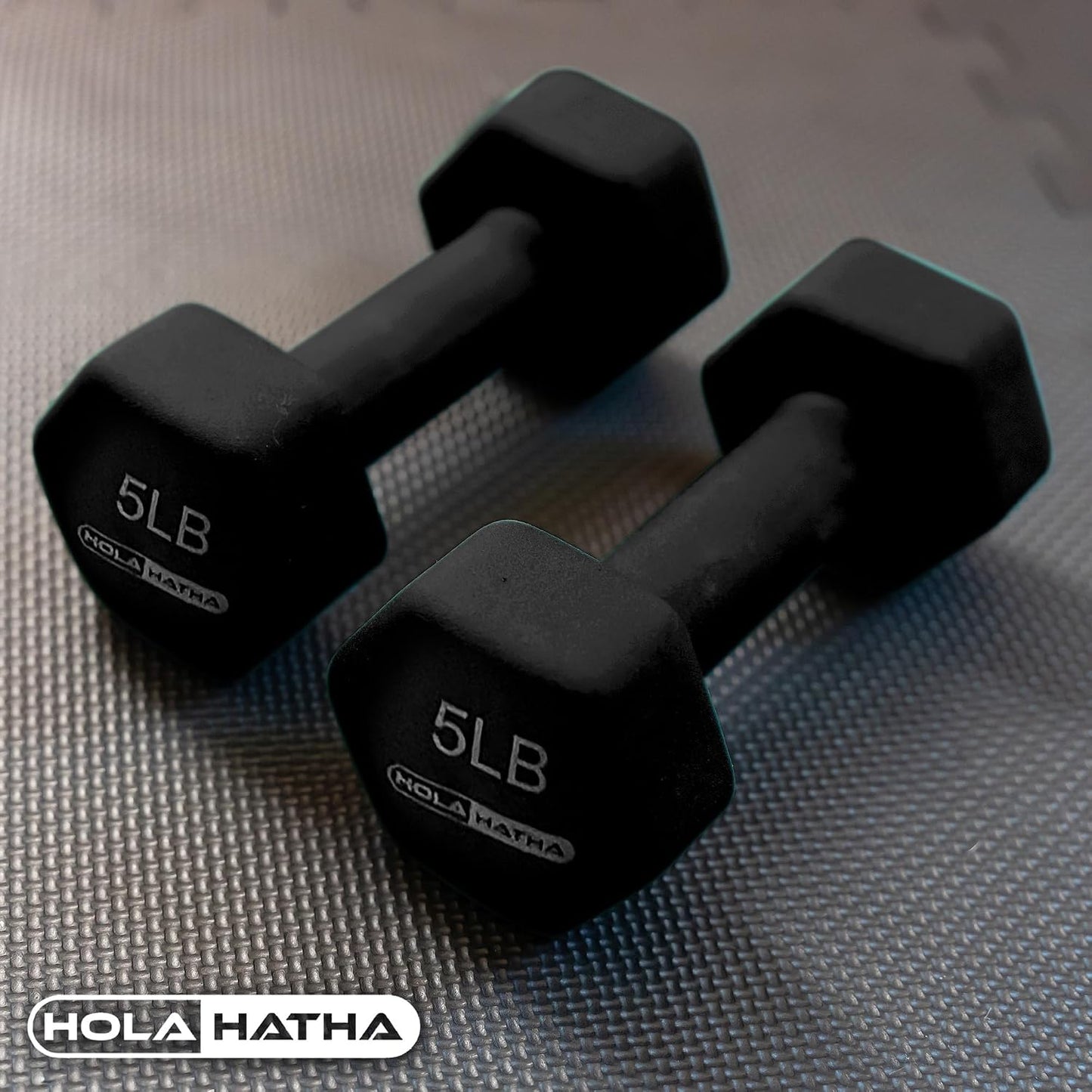 1, 2 and 3 lb Neoprene Dumbbell Strength Training Weight Set with Rack